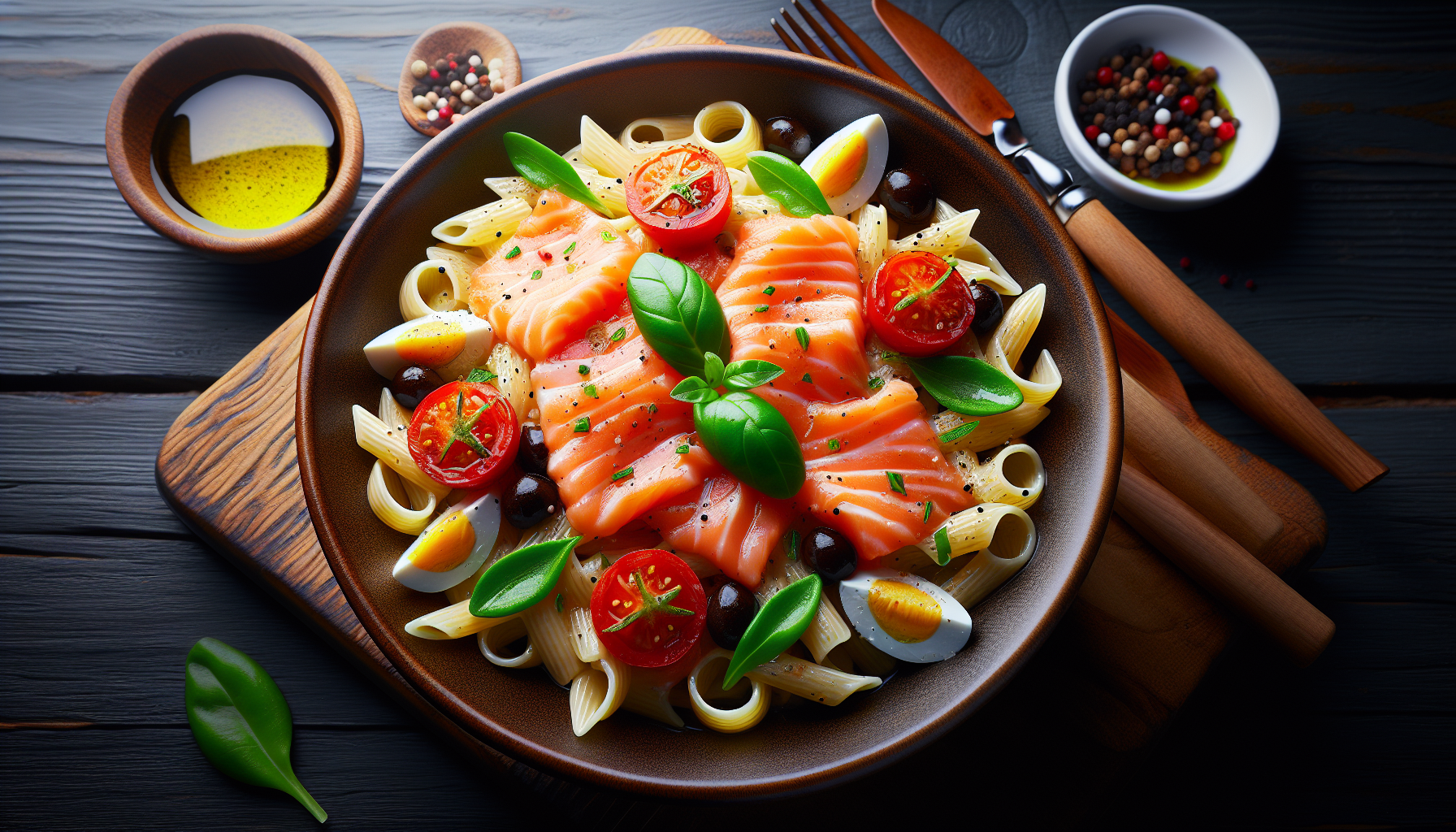 pasta con salmone affumicato